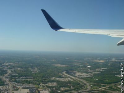 Vue aerienne d'Atlanta, enfin, une partie